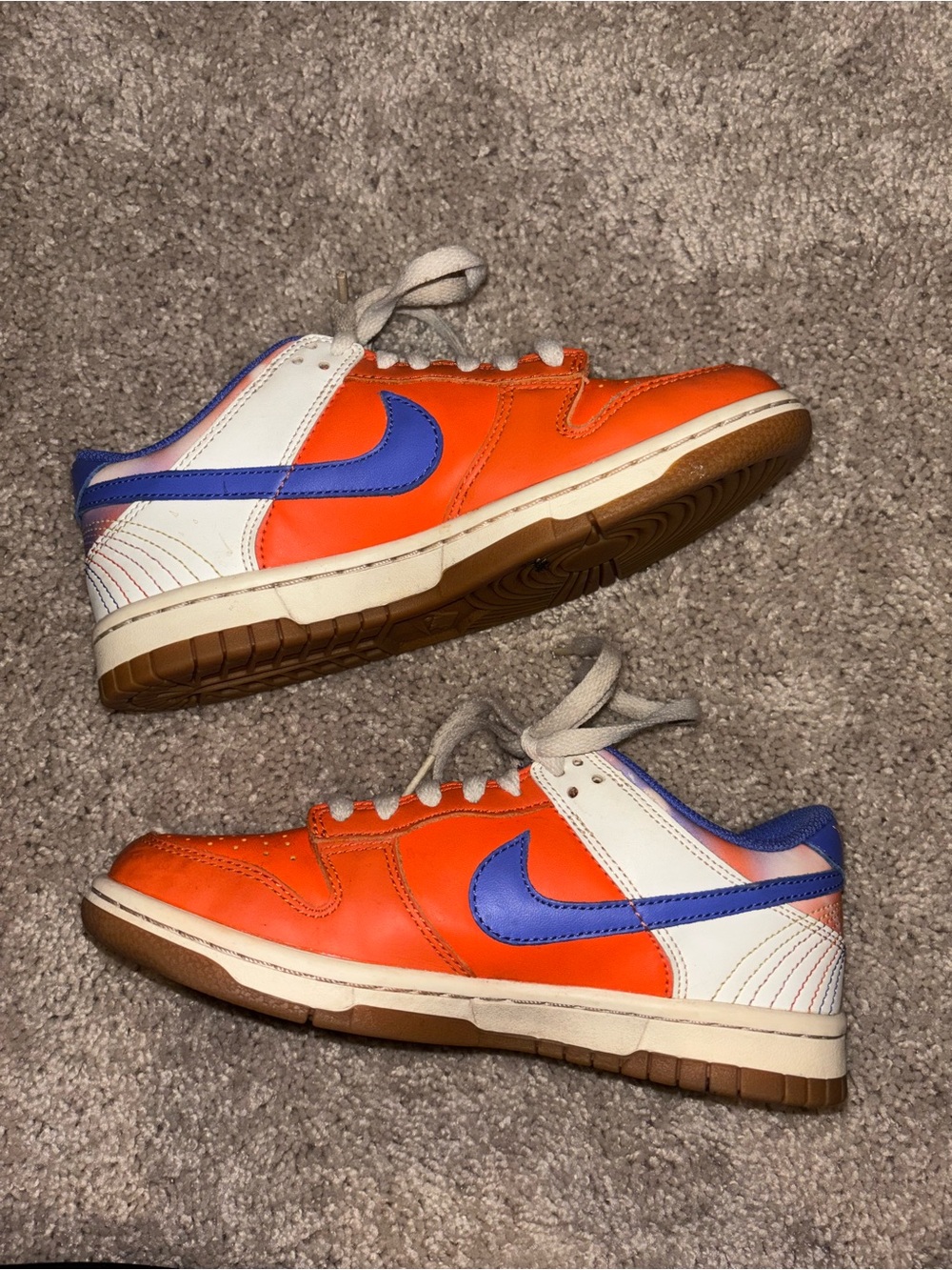 Nike Dunk Low SE Everything You Need Orange Pink Blue GS Kids 4Y Sneakers - Picture 2 of 3